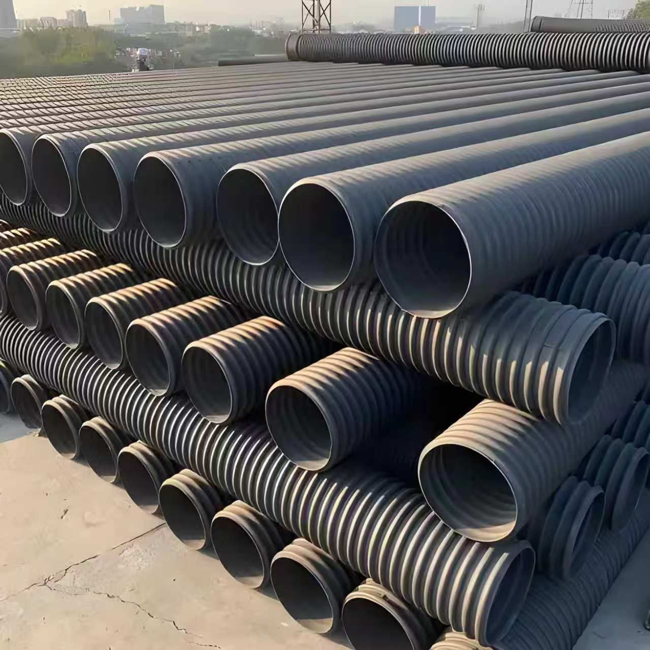 枣庄市钢带增强波纹管钢丝网骨架复合管 - 价格
